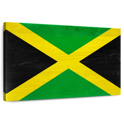 Borges Wood Jamaica Flag