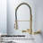 KIKO HOME Pull Down Kitchen Faucet