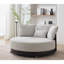 Fauteuil pivotant surdimensionné 52,75 po, pivotant sur 360 °-1360855805
