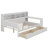 Vrishin Wooden Full Size Multi-functional Bed with Two Storage Drawers and Study Desk-893199335