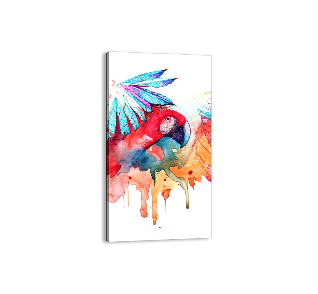 Leinwandbild Rainbow Parrot