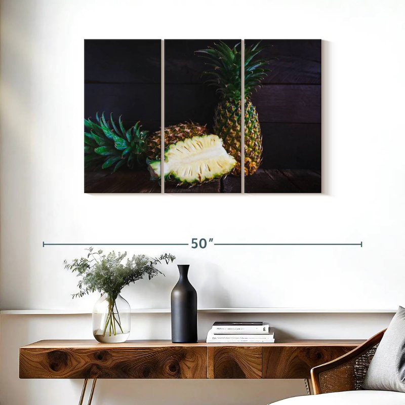 Yarlin Delicious Pineapple, 24" H x 38" W