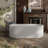 MonBlari 59" X 29" Acrylic Freestanding Soaking Bathtub with Overflow and Pop-up Drain For Bathroom-120392937