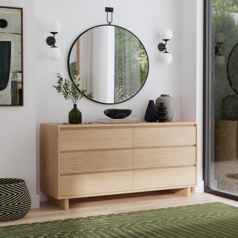 Soleil 6 - Drawer Dresser, Natural