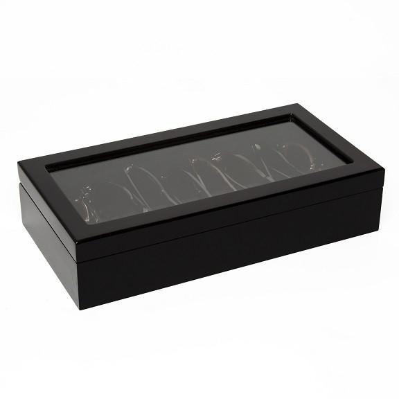 Grande boîte à accessoires de lunettes, Noir