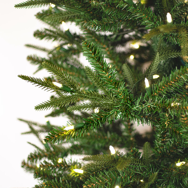 9' H Lighted Artificial Fir Christmas Tree