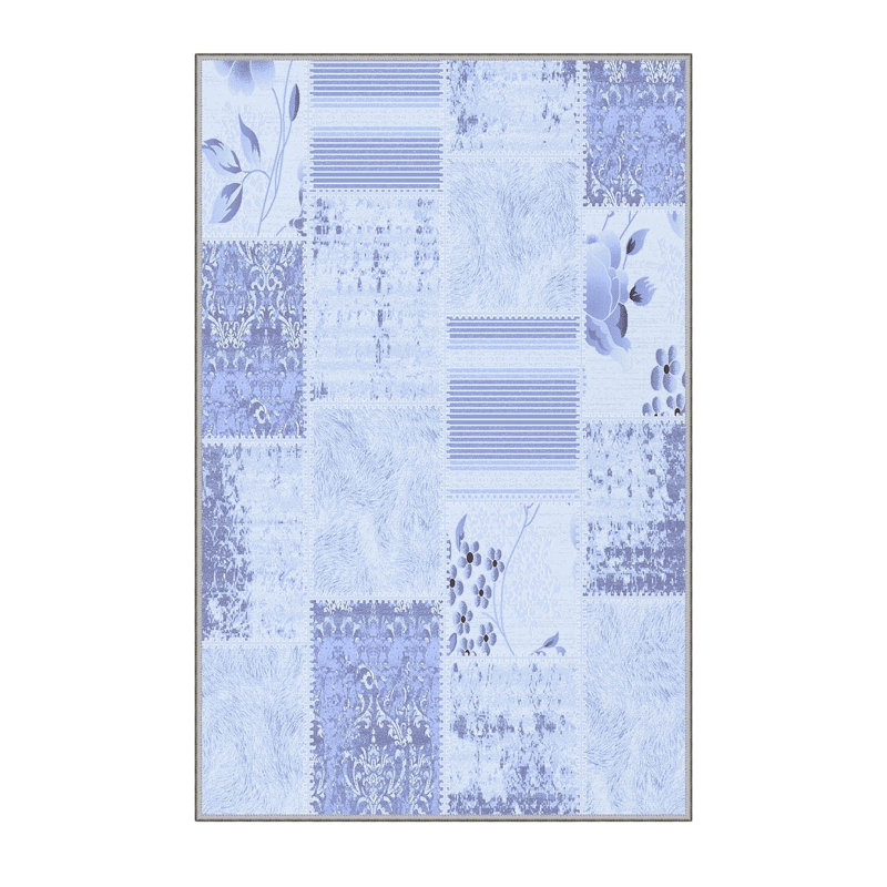 Premium Hall Carpet, 2.6 x 9.8 ft, 100% Polyester, 0.3 in Pile Height | Antibacterial, Non-Slip PVC Felt Dot Underside | Machine Washable, 3D Digital Printing | Durable & Stylish for Home Décor