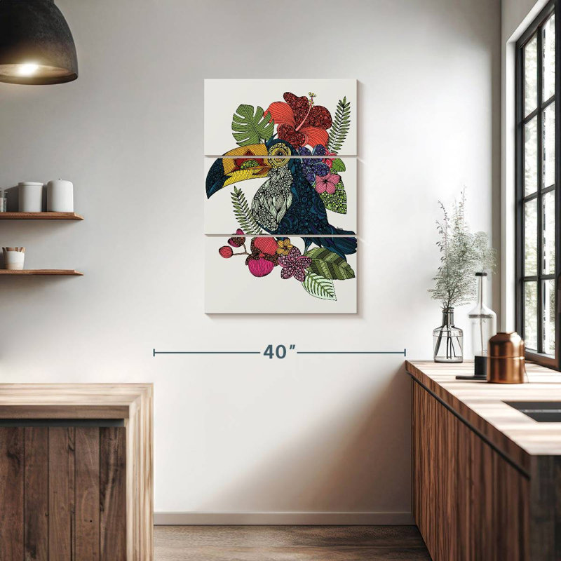 Brampt Tucan, 38" H x 24" W
