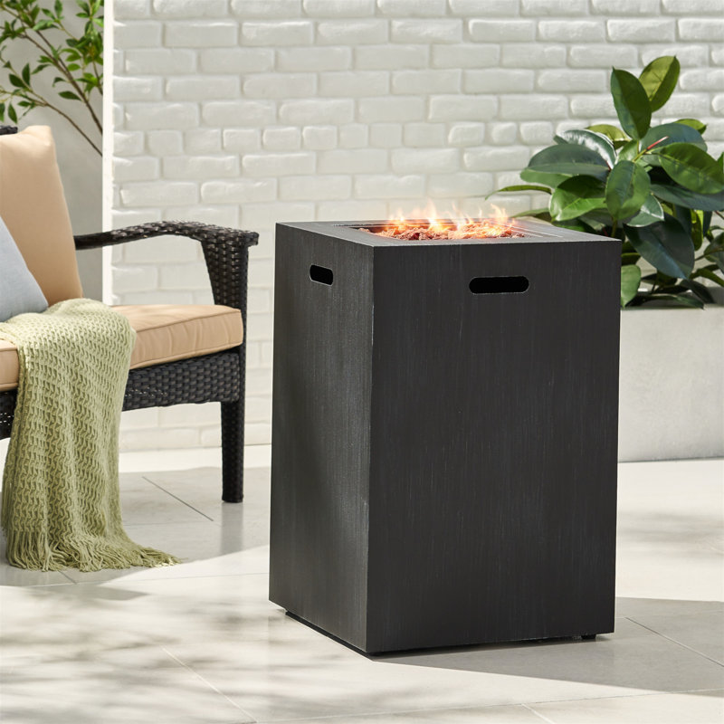 Foyer d'extérieur 19,5 "au propane 30 000 BTU, réservoir à l'intérieur