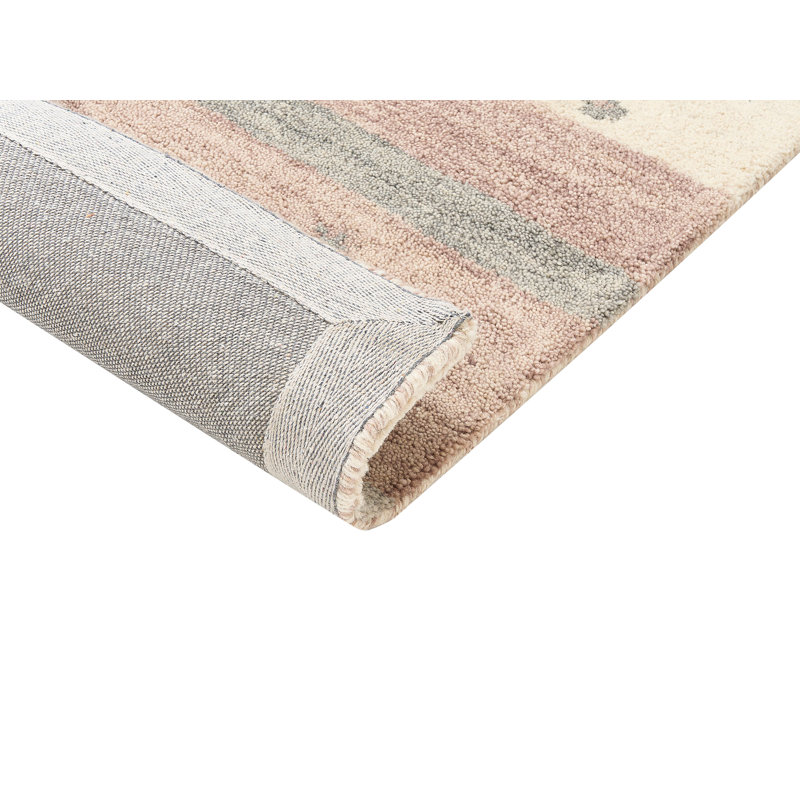 Argenziano Geometric Wool Hand Woven Area Rug, Rectangle 140 x 200cm