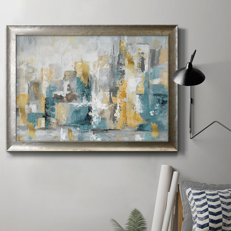 «City Views I Premium», toile encadrée prête à être accrochée, H 18 po x l 27 po x P 2,5 po