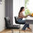 Charies Swivel Upholstered Adjustable Height Counter Stool-261456371-227121196-227121197