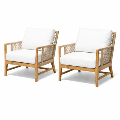 Camejo Teak Outdoor Lounge Chair