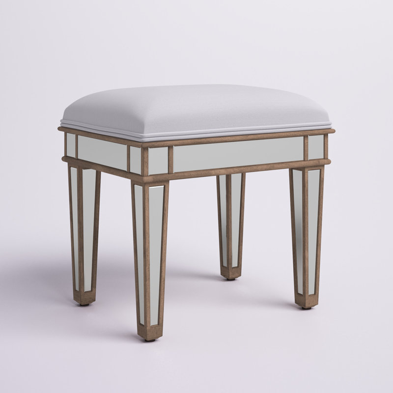 Tabouret de coiffeuse Bardwell, Doré