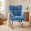 Fauteuil berçant et oscillant rembourré avec tissu-1317277366-1317277360