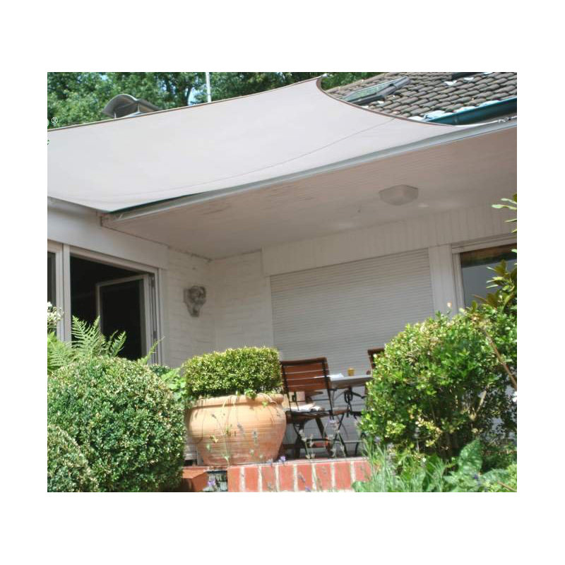 Naaman 4m x 3m Rectangular Shade Sail, White