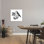 Art contemporain oiseau minimaliste, art contemporain