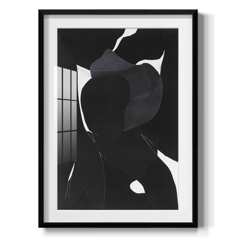 Night Bloom I -Framed Print, Black, 28.5'' H x 20.5'' W