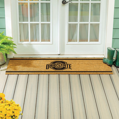 Ohio State University Extra Large One Color Coir Mat, 60"x24"