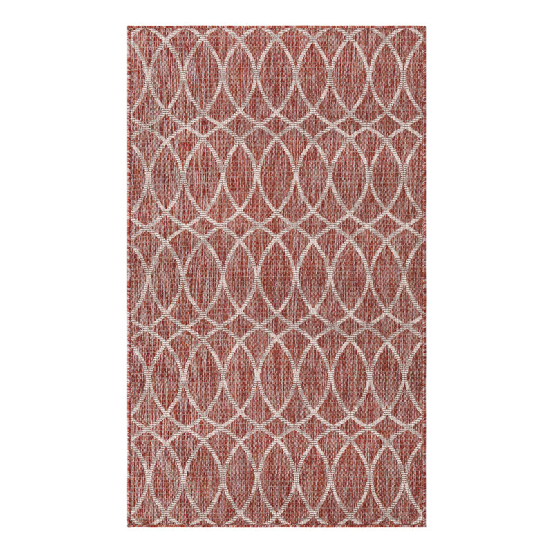 Tapis rouille rouille_unique, Rectangulaire 3 pi x 5 pi