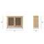 Armoire de rangement d'appoint 51 po Arden