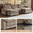Shugar Solid and Manufactured Wood U-Shaped Sectional-110188850