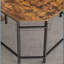 Acima 138cm Wide L-Shape Computer Desk Workstation With 2 Shelves Industrial Rustic Brown Furniture
