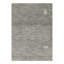 Jaecia Hand Knotted Wool Area Rug in Gray
