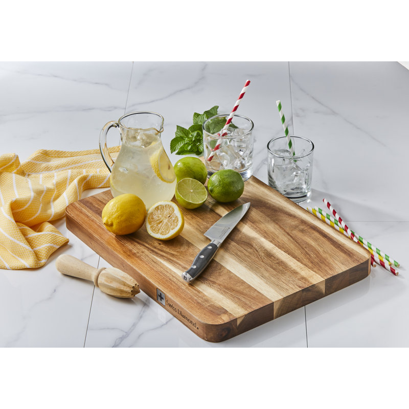 Swiss Diamond Acacia Wood Cutting Board, 16" x 12"