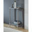 50cm Glass Top Console Table