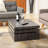 Modernesque Rotating Coffee Table For Functional Living Spaces