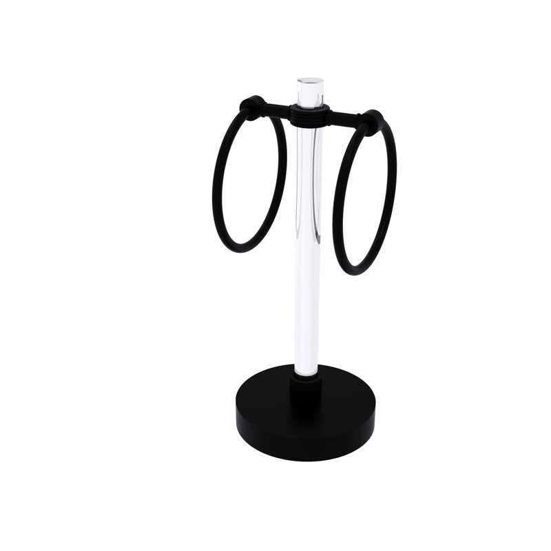 Porte-serviettes de comptoir Margolis, Noir mat