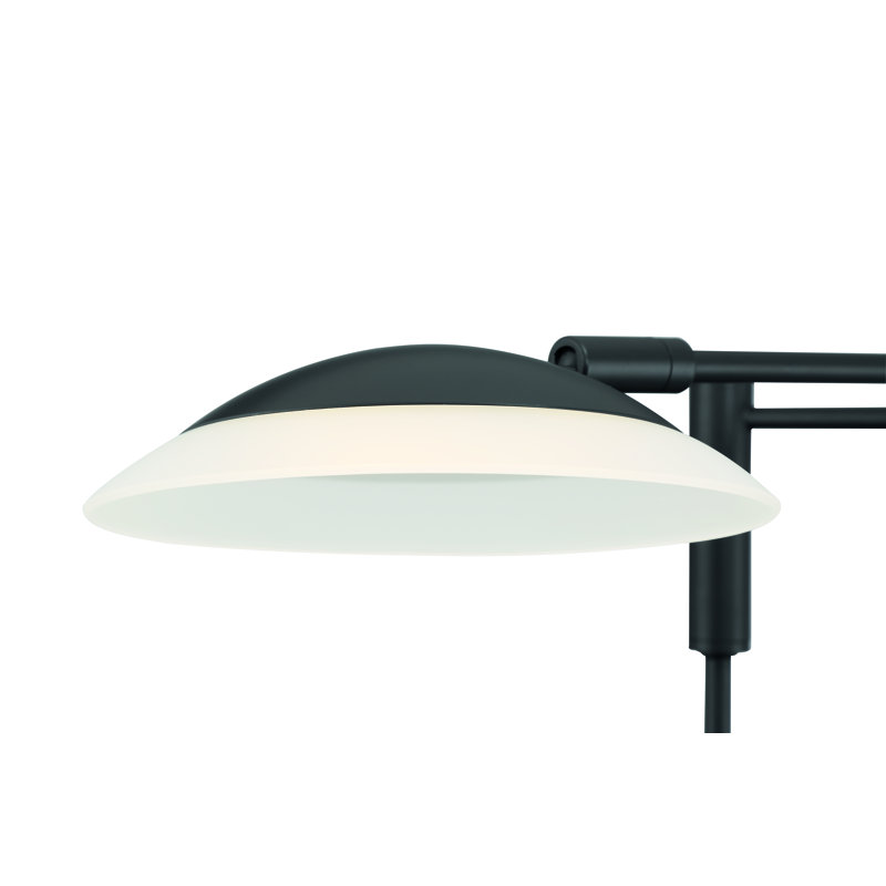 Millsaps 54'' LED Swing Arm Floor Lamp, Black