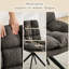 Gennadiy 55cm H Polyesterfaser Upholstered Metal Side Chair-1177710439