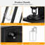 Luminaire extérieur moderne noir Dusk to Dawn Sensor