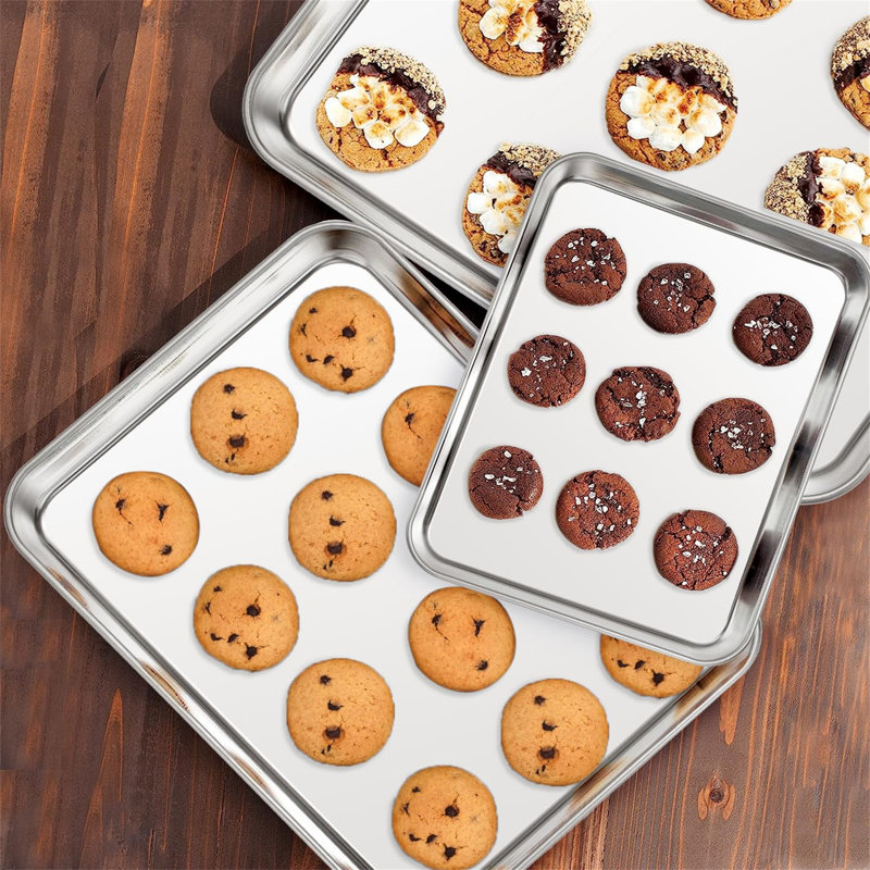 Belfry Kitchen Winterport Non-Stick Stainless Steel Baking Tray
