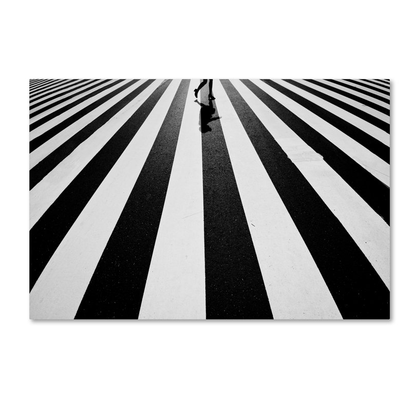 «Black and White», impression sur toile tendue, H 30 po x l 47 po