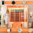Your Personal Indoor Wellness Pod Infrared Sauna for 4 Person, Low EMF 2145W/110V Hemlock Wood Sauna with Tourmaline Foot Warmer, 7-Color Light Therapy, Ambient Light Strips, Easy Assembly – Compact Indoor Spa 63.2"x47.2"x75.2"