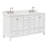 Cambridge 67'' Double Bathroom Vanity with White Quartz Top-90865115