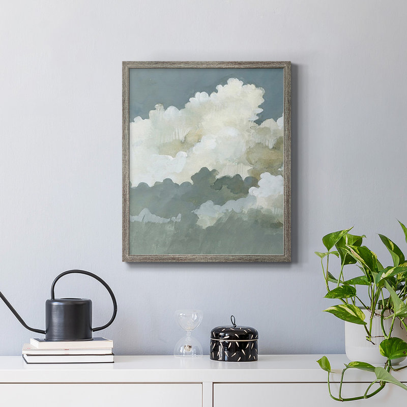 Big Clouds I Premium Framed Canvas - Ready to Hang, Gray, 24" H x 20" W