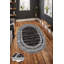 Tapis de couloir élégant (3,3 x 4,9 pi), 100% polyester, hauteur de poils de 0,3 po | Pois antibactérien antidérapant en PVC | Design tissé avec impression numérique 3D | Lavable à la machine, parfait pour la décoration intérieure et le confort-1361275444