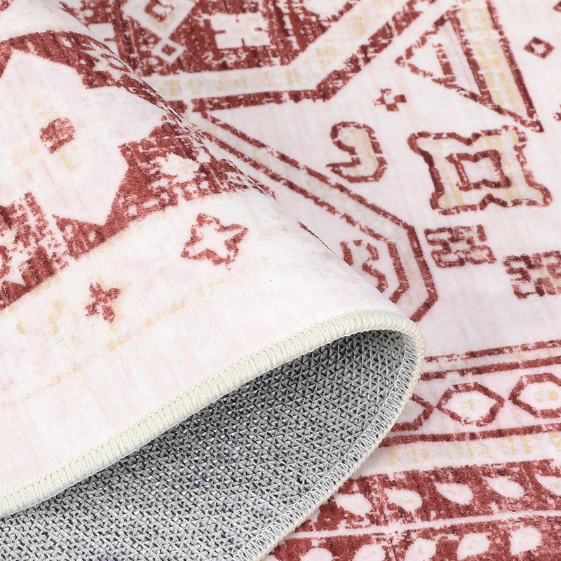 Tapis rectangulaires lavables Bevus pour le salon, Rectangle 5 pi x 7 pi