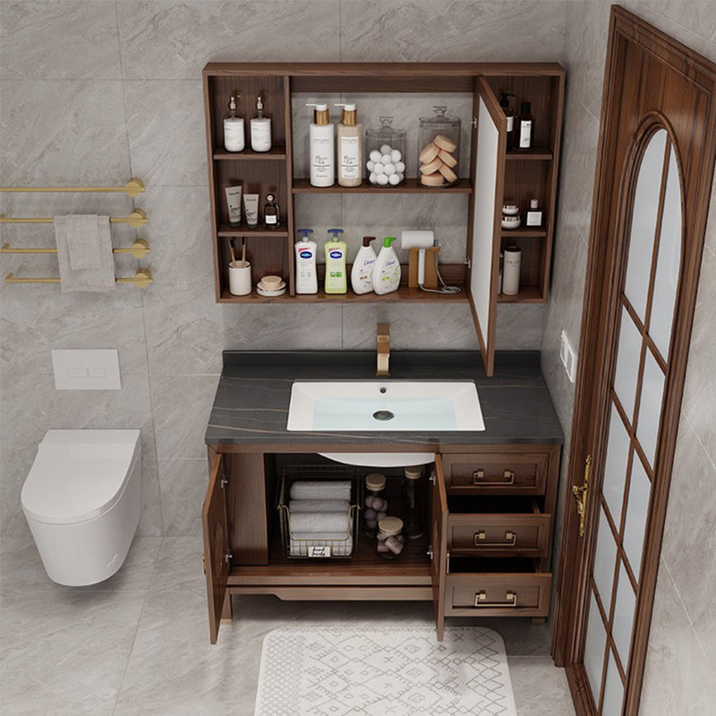 Chinese retro high-end bathroom cabinet