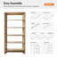 Bibliothèque Cooney Modern H 76 "à 5 tablettes-2104036404