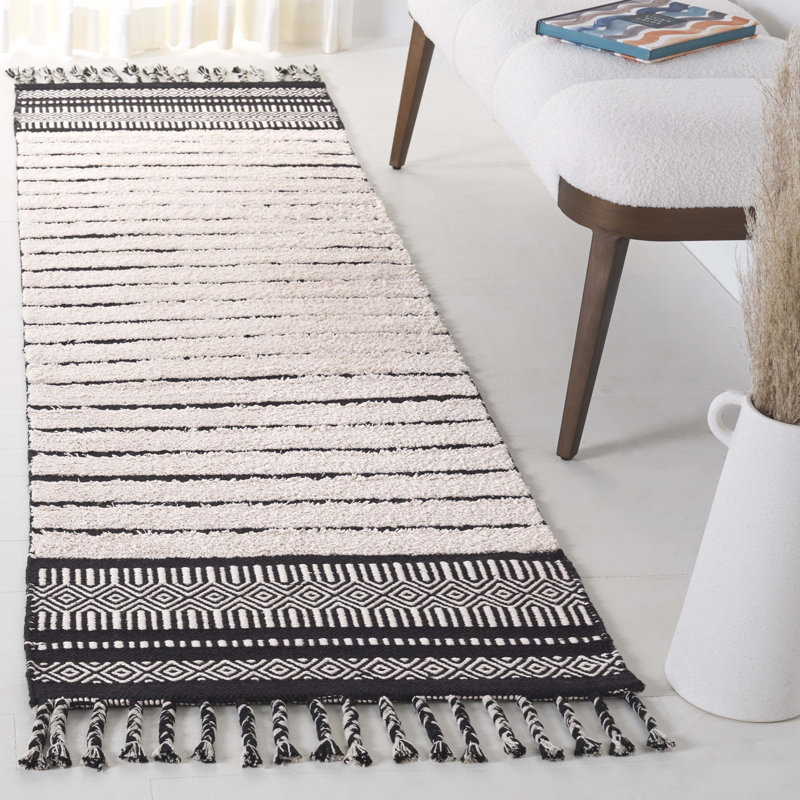 Tapis en coton Larnette, Rectangle 6 pi x 9 pi