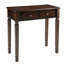 Meuble-lavabo et bureau rétro en bois massif avec miroir rabattable et tiroirs de rangement-1400545971