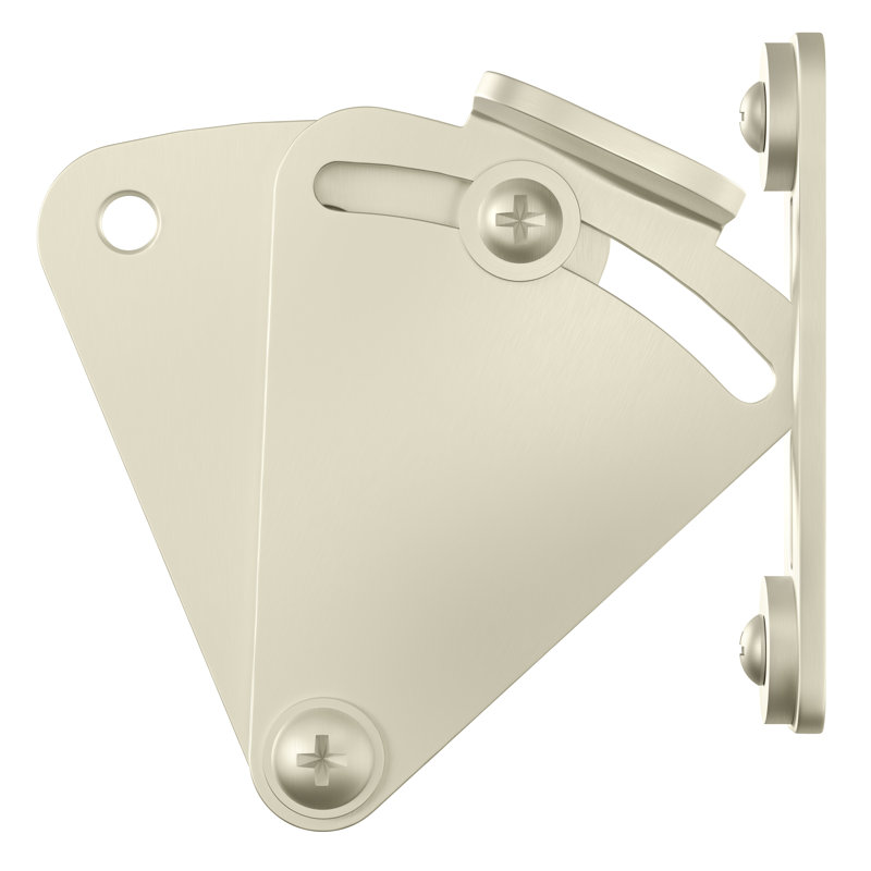 Serrure d'intimité à porte coulissante Expressions par Emtek, nickel satiné, Nickel satiné