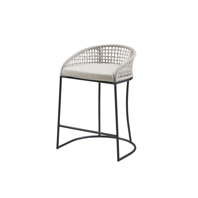 Tabouret de comptoir tissé 25 po, Naturel