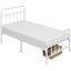 Metal Bed Frame with Vintage Headboard-69889967-92523739