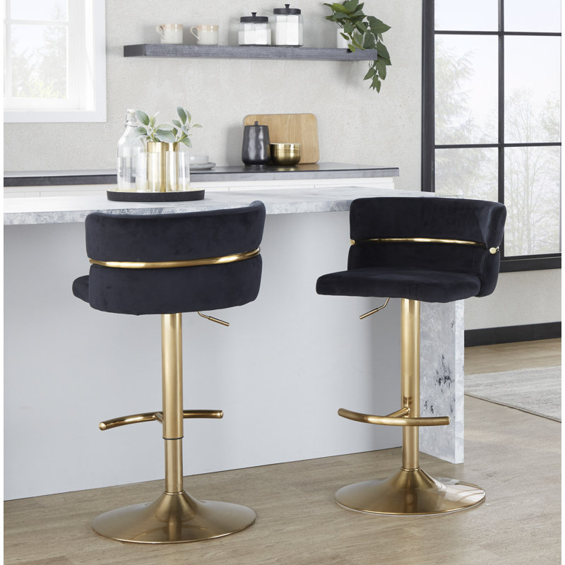 Tabouret de bar Sone, Noir